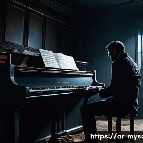 Home 15 신비아파트 배경음악 작곡가 - A mysterious and suspenseful cinematic scene featuring a dimly lit room with shadowy corners, where ...