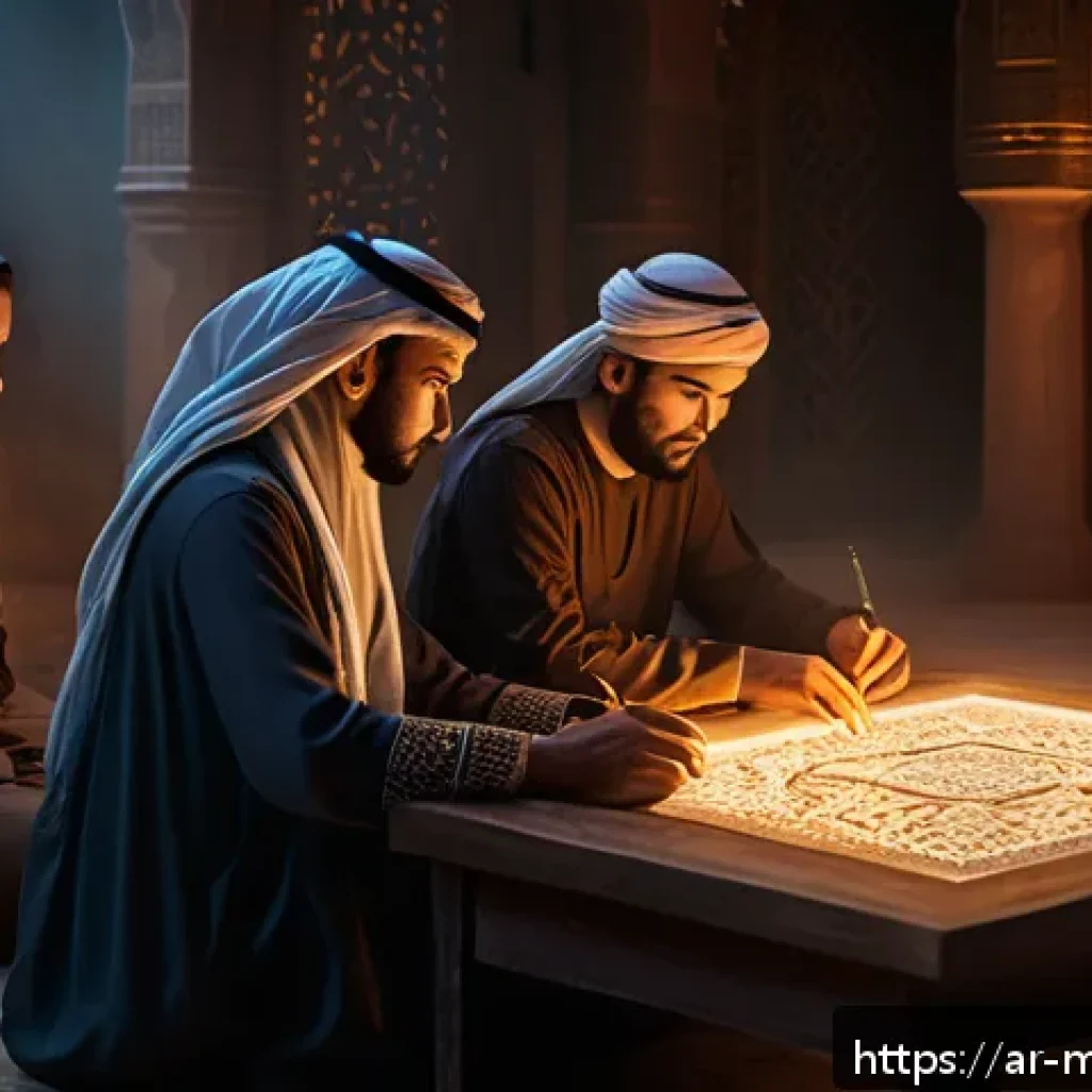 신비아파트 신비와 금비 비밀 해제 - A mysterious, shadowy fantasy environment filled with intricate ancient symbols and glowing runes, w...